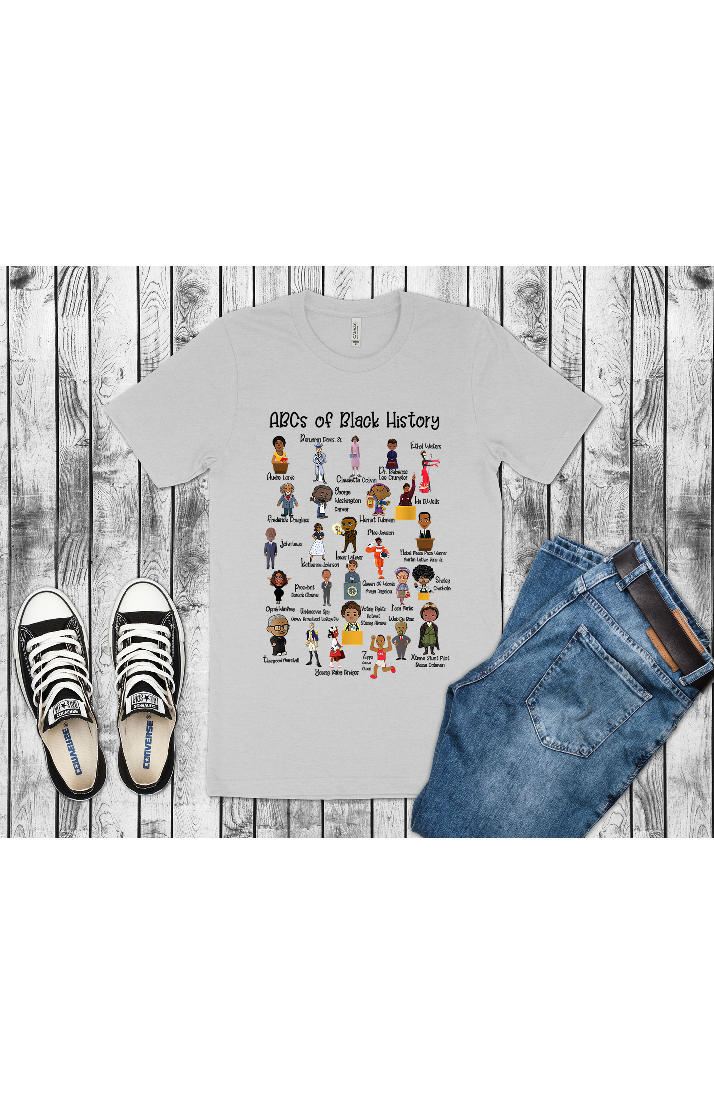 ABC's of Black History Tee