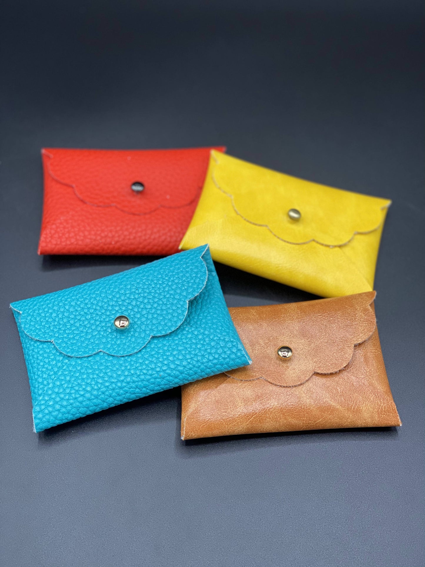 Faux Leather Pouches