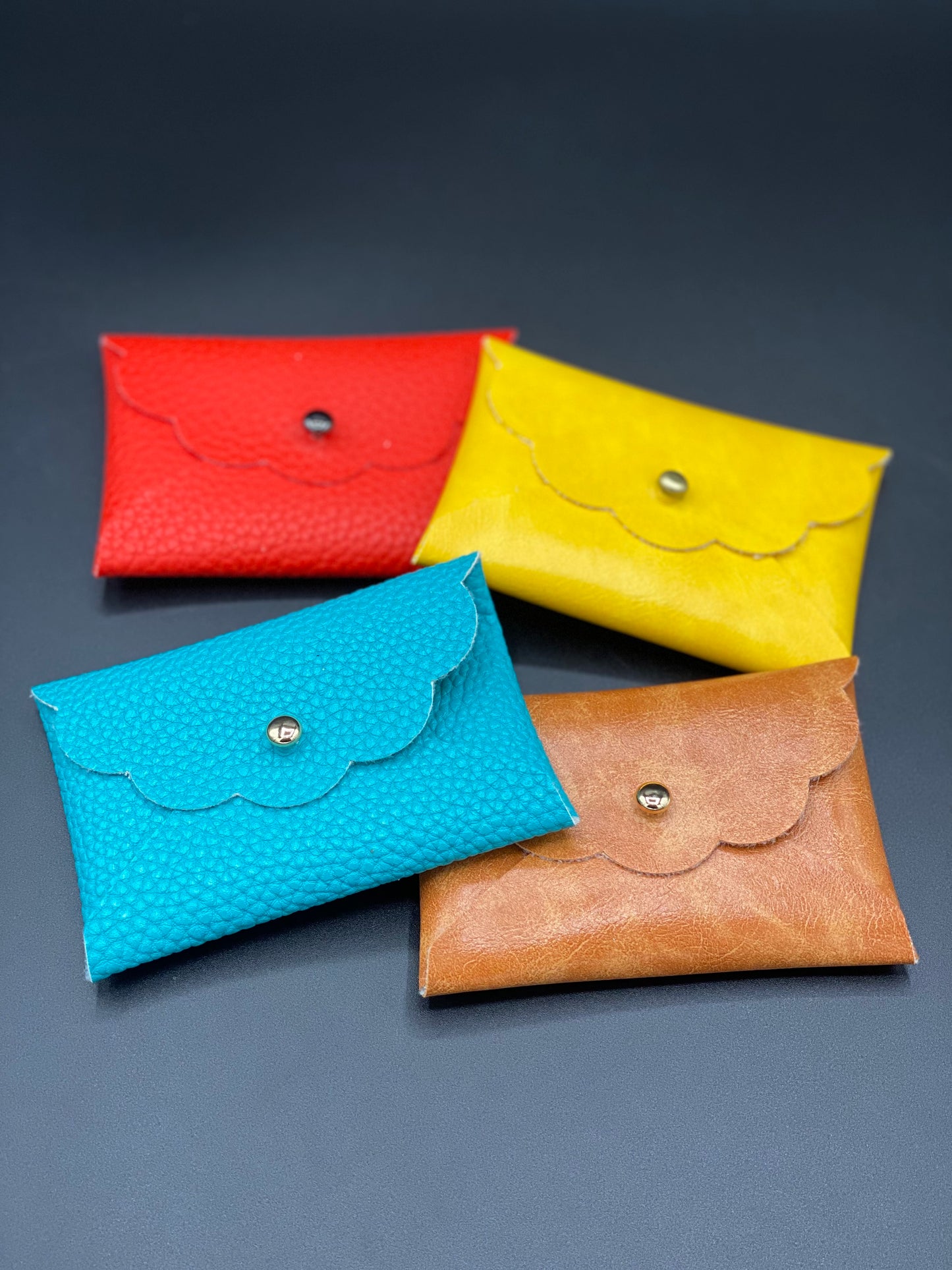 Faux Leather Pouches